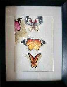 Tableau "le réveil des papillons" de la galerie d'art de CGV