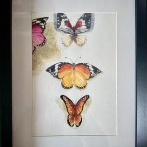 Tableau "le réveil des papillons" de la galerie d'art de CGV