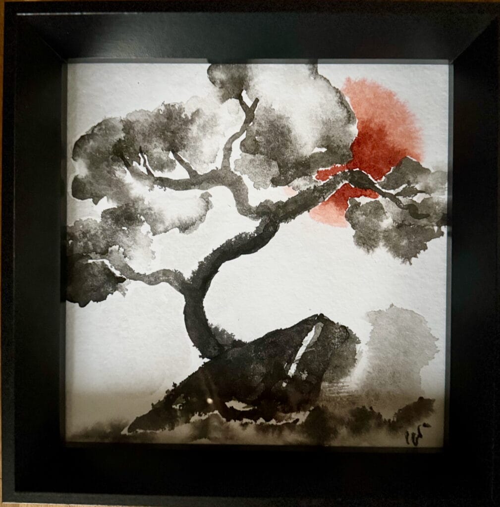 Tableau "L'arbre japonais"  de la galerie d'art de CGV
